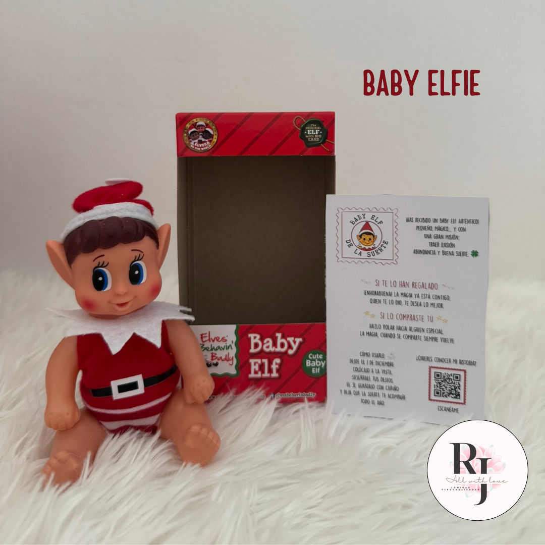 Mini elfo navidad Baby elf Elvie niño elfo baby 13 cm Elves Behaving Badly