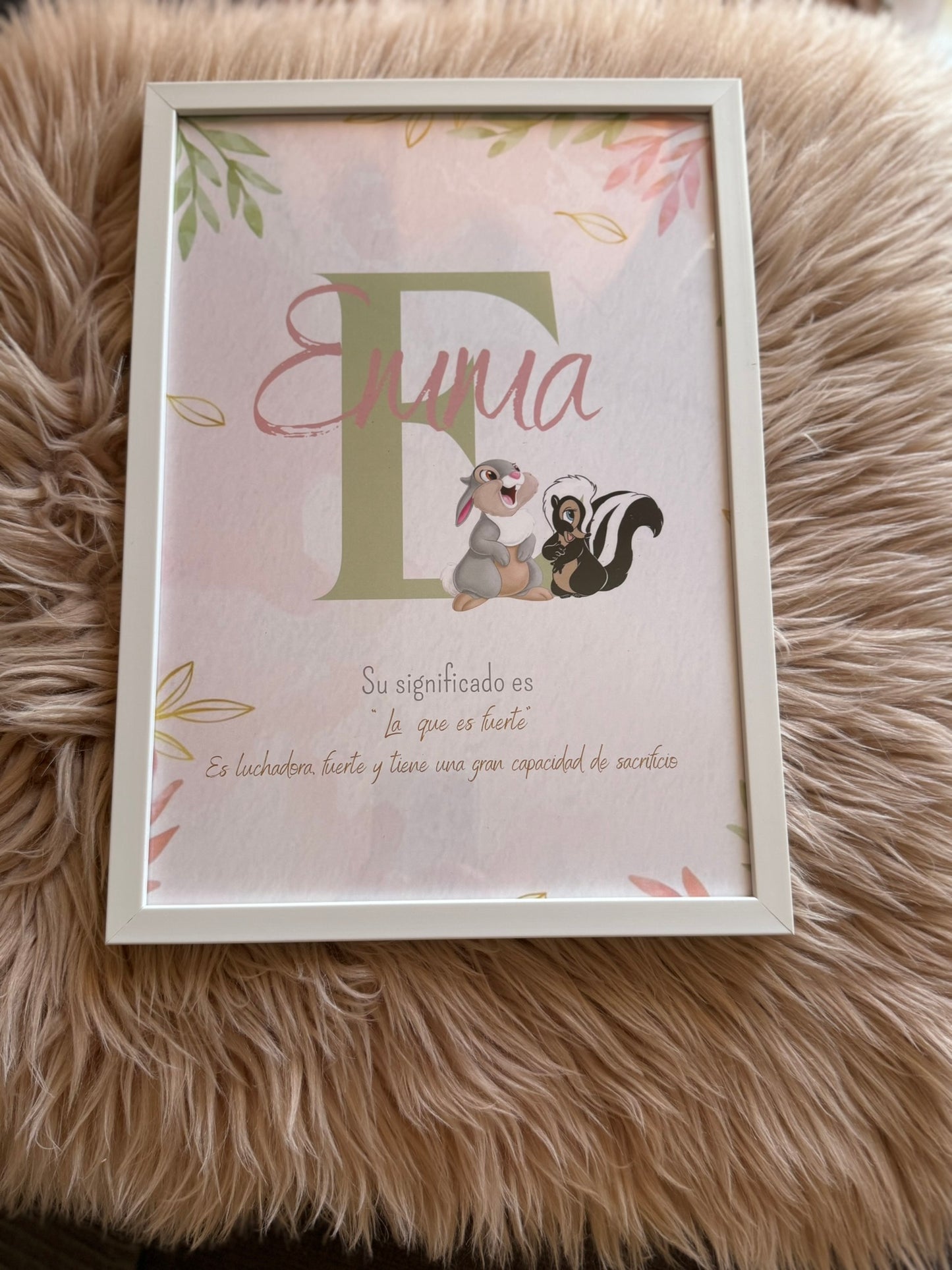 Lámina inicial significado "Bambi"