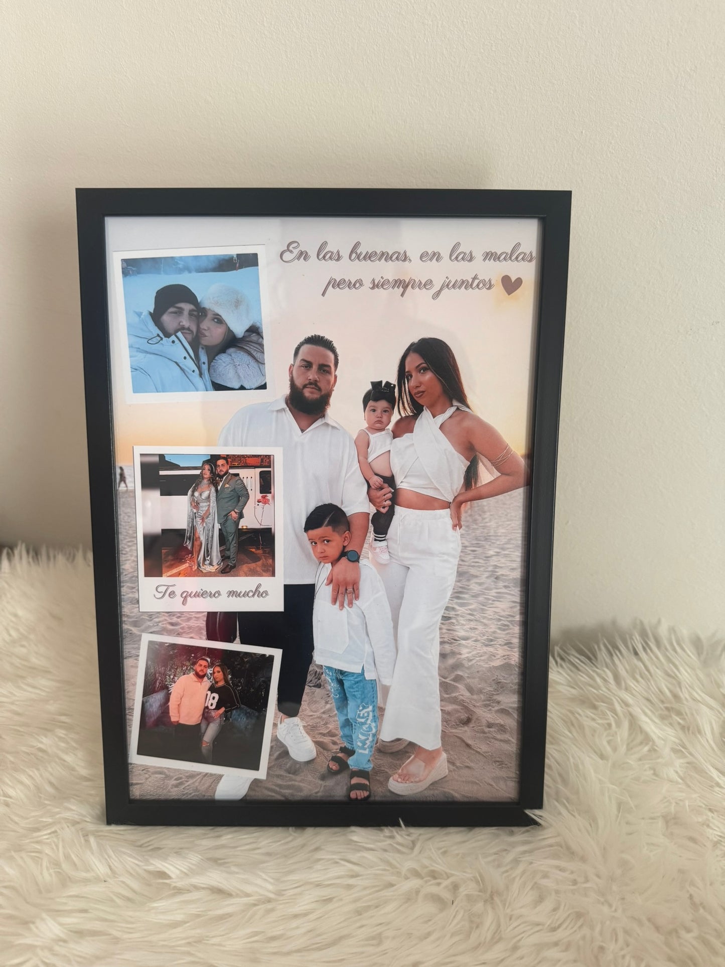 Lámina personalizada pareja fotos