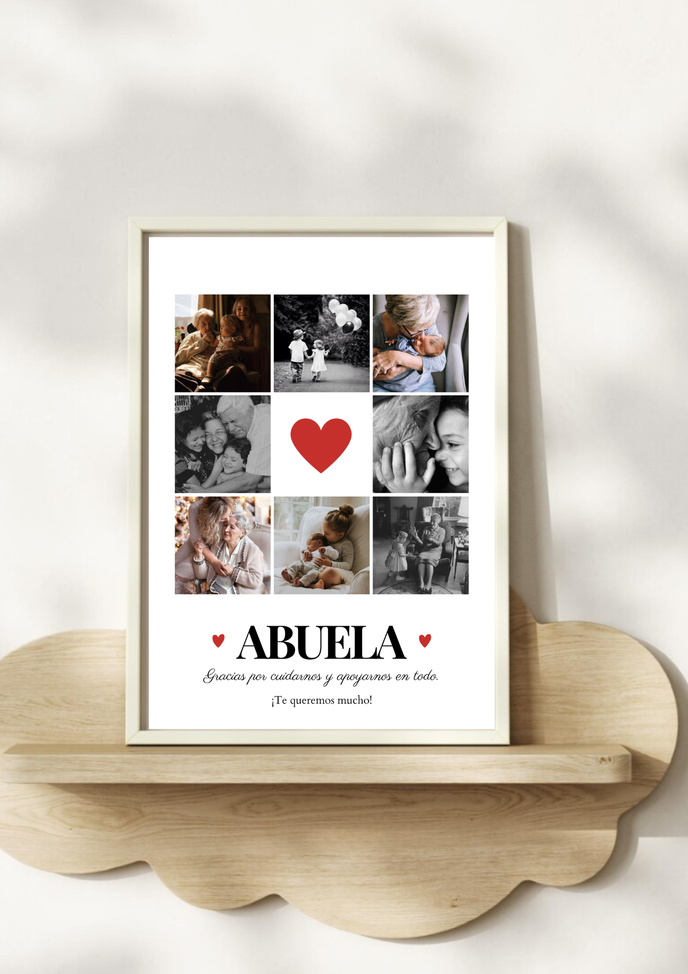 Lámina personalizada "Abuela corazón"