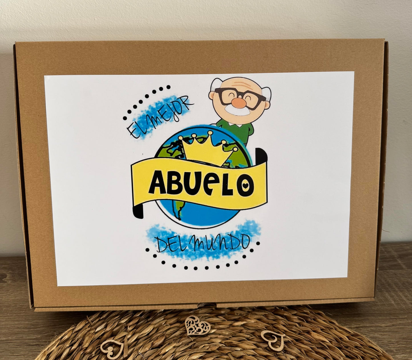 Lámina personalizada "Abuelo corazón"