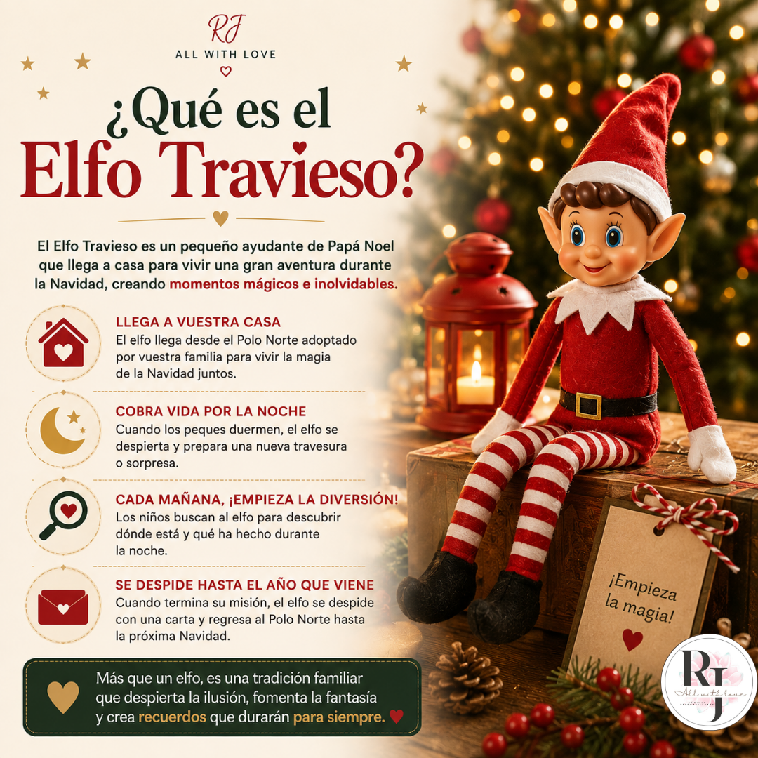 Pack Especial  Elfo Travieso Personalizado + Llave Mágica + Mini Pinball