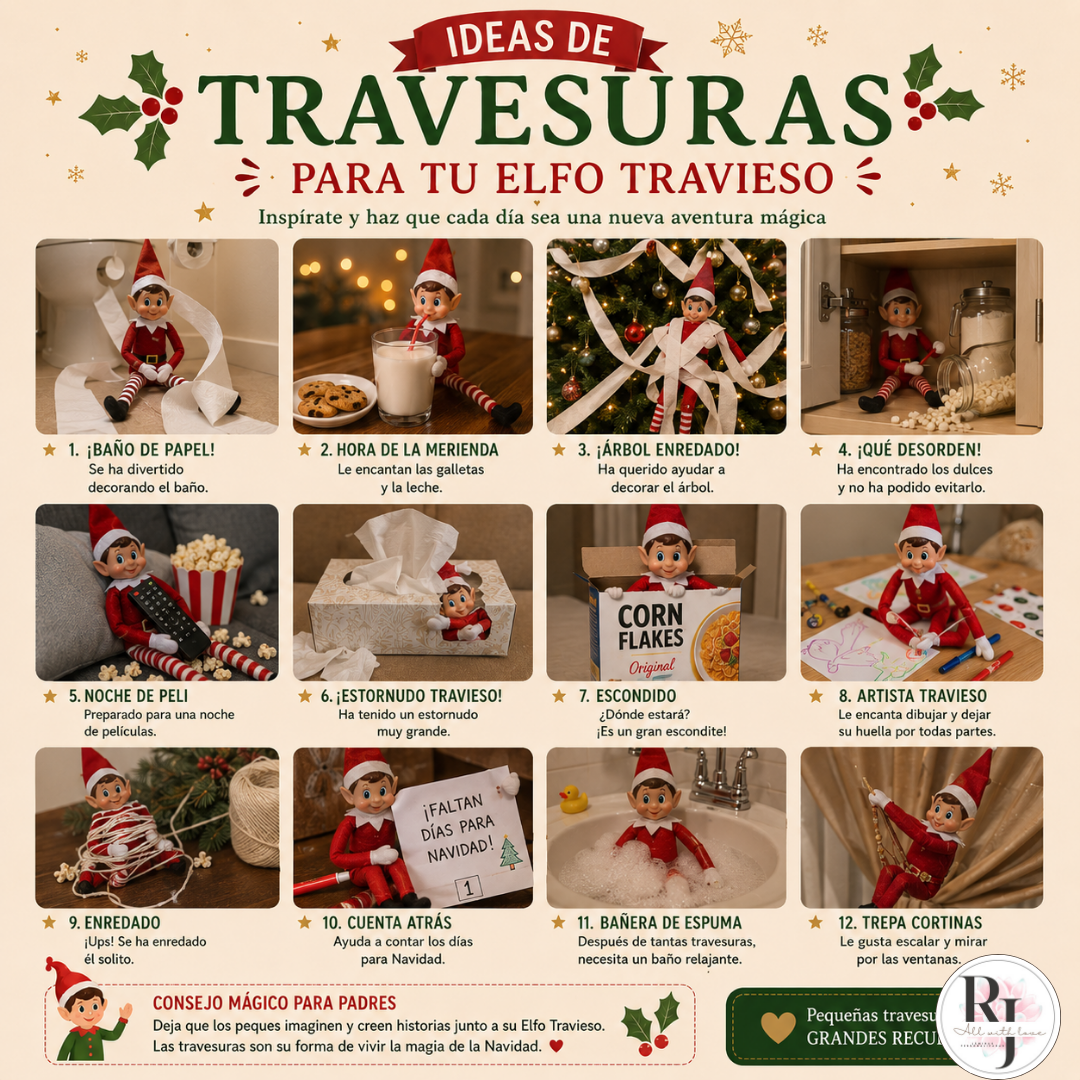 Pack Especial  Elfo Travieso Personalizado + Llave Mágica + Mini Pinball