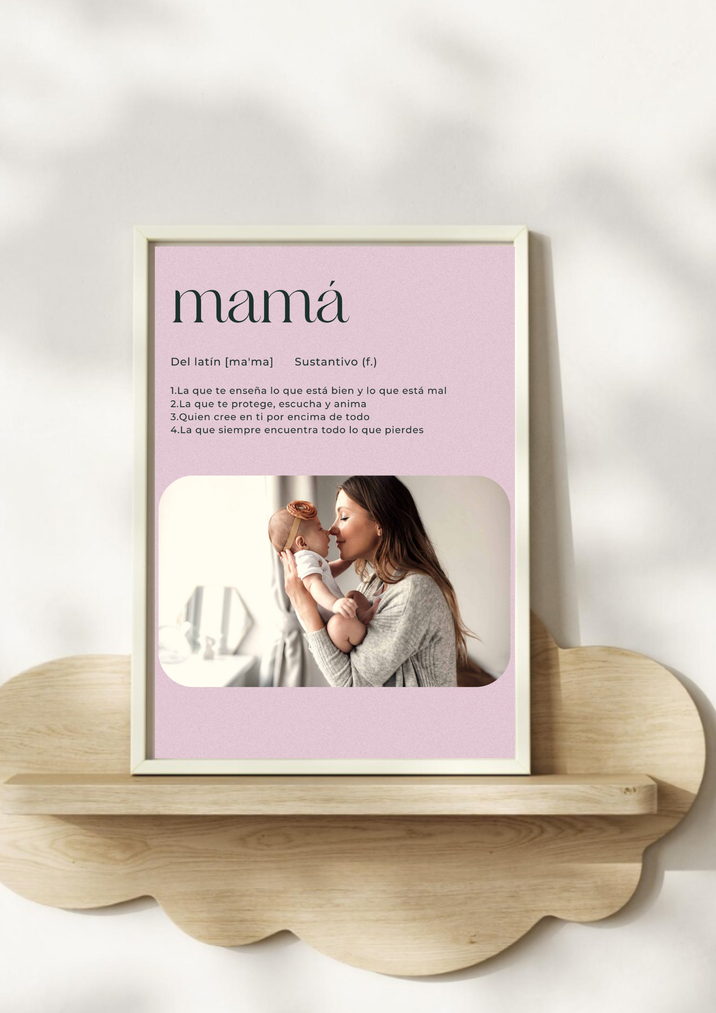 Lámina personalizada "Definición mamá"