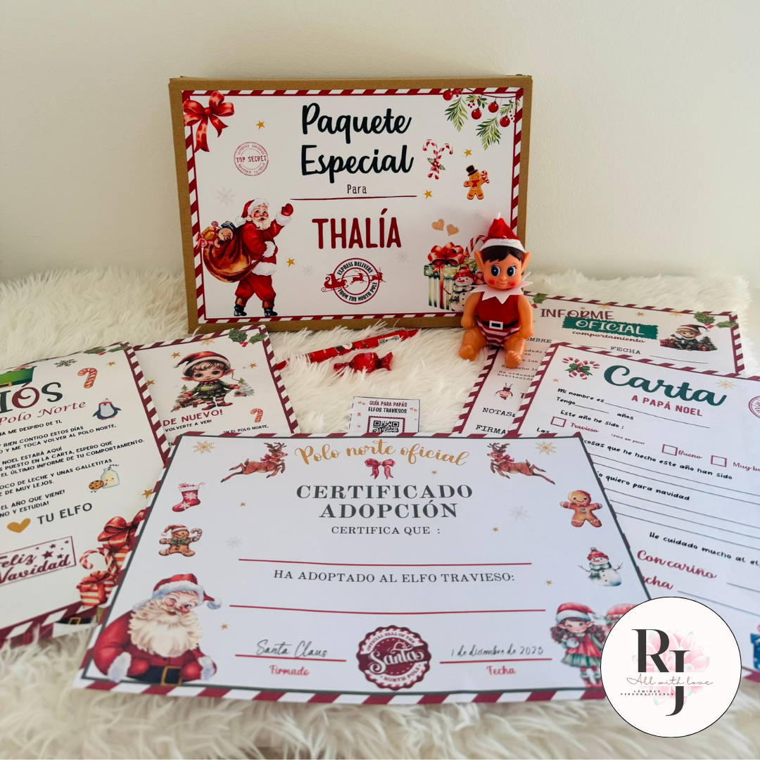 Pack baby elf 2 año ayudante elfo travieso