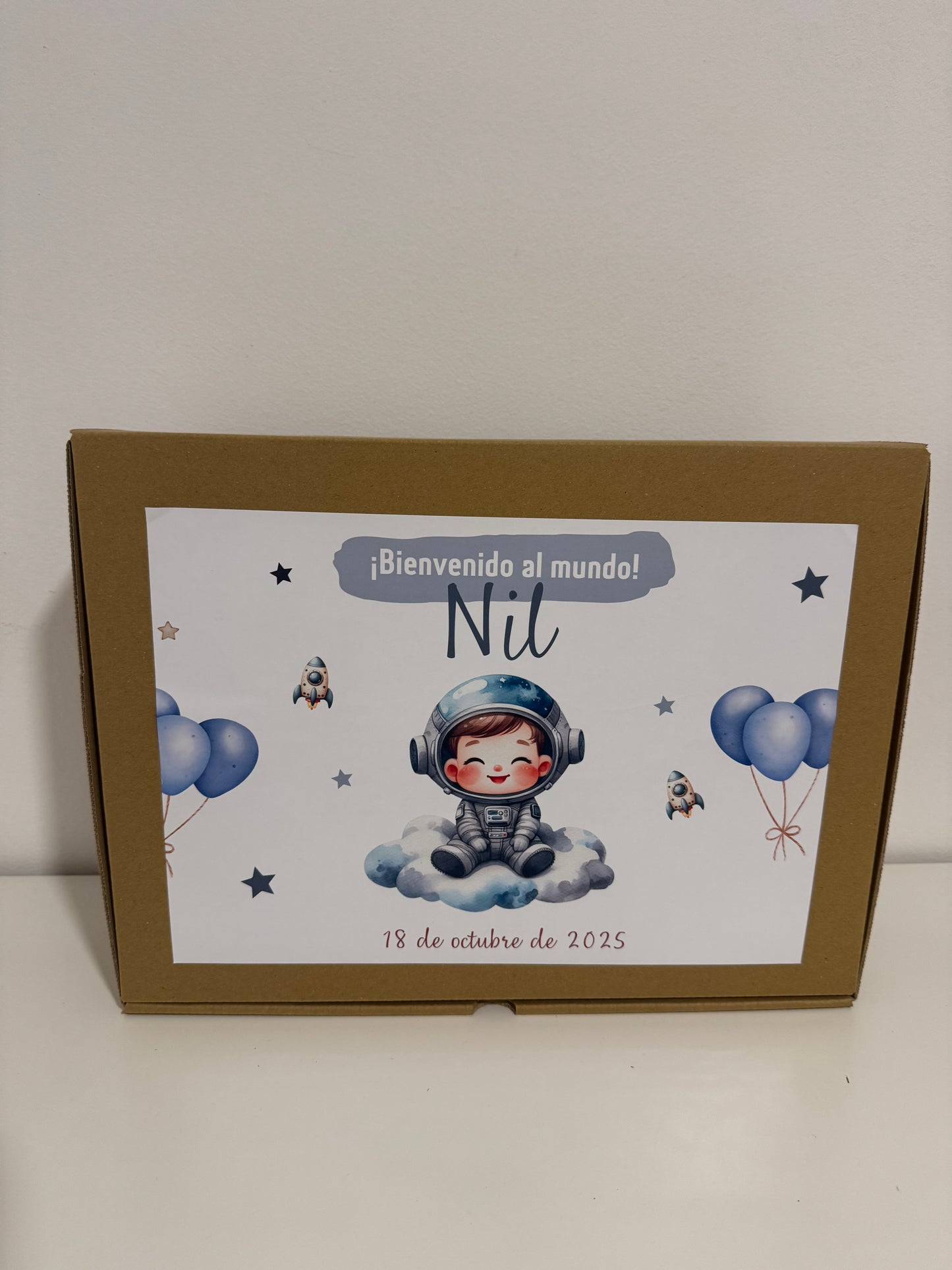 Guarda recuerdos nacimiento bebé "Astronauta"