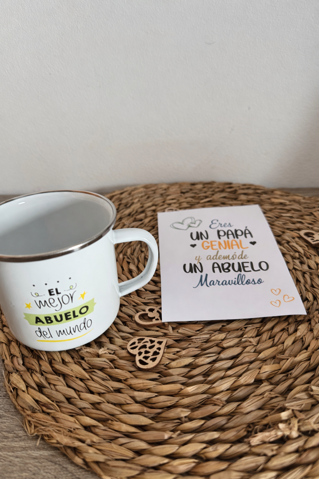 Pack día del padre Lámina personalizada "Abuelo" + Taza
