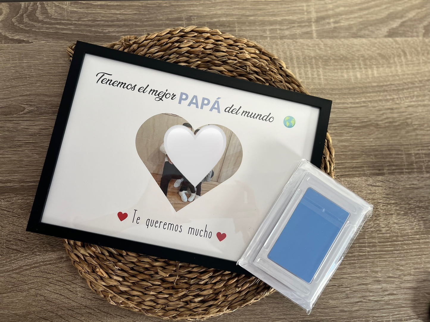 Lámina personalizada "Huellas papá"