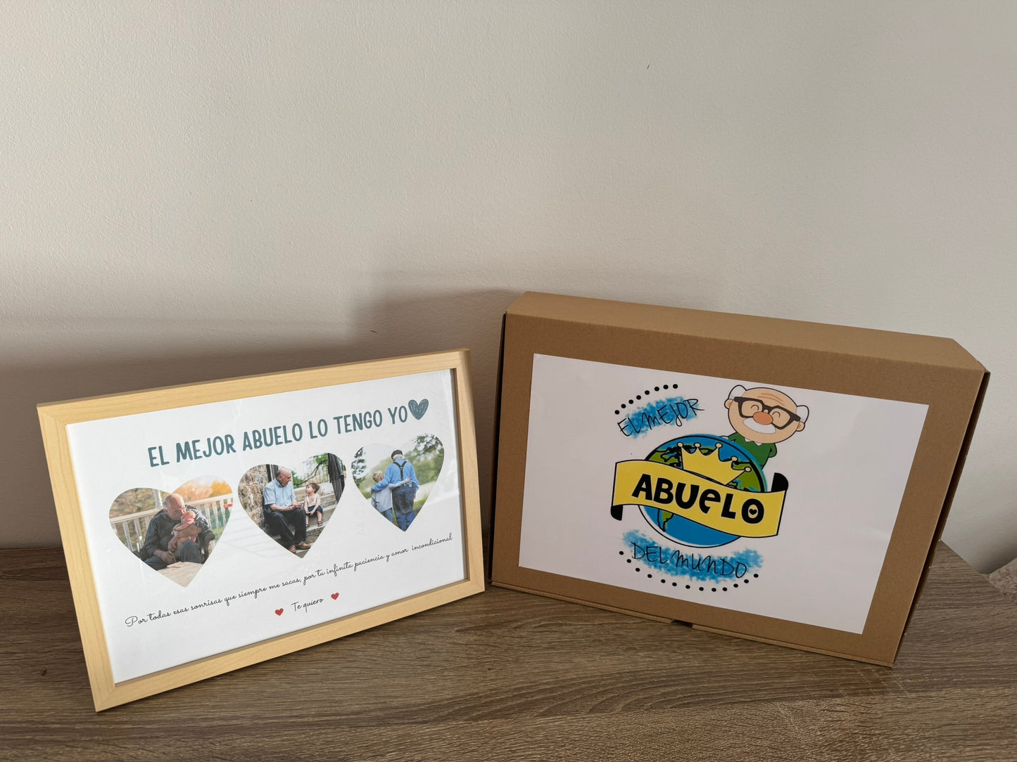 Lámina personalizada "El mejor abuelo lo tengo yo"