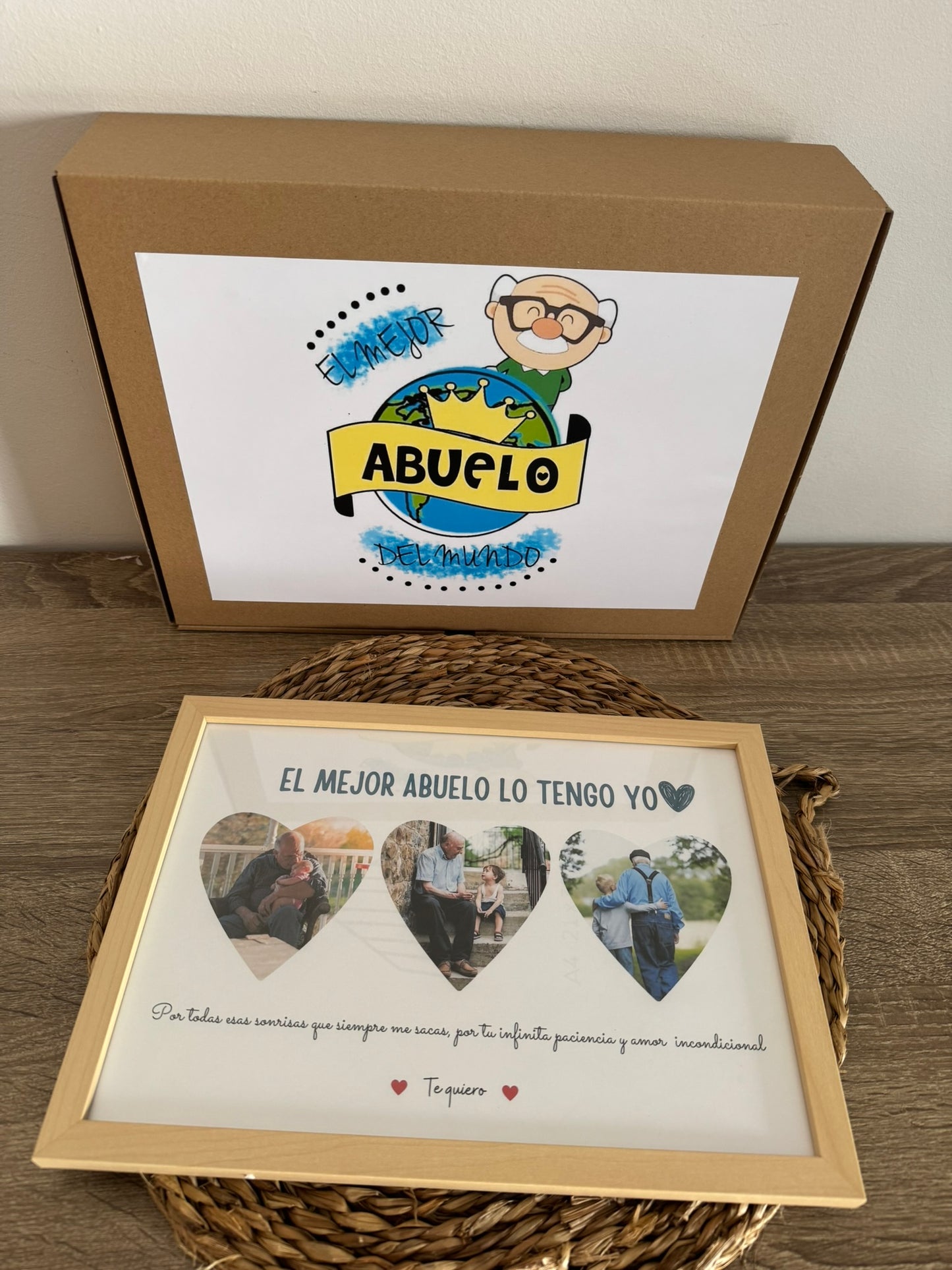 Lámina personalizada "El mejor abuelo lo tengo yo"