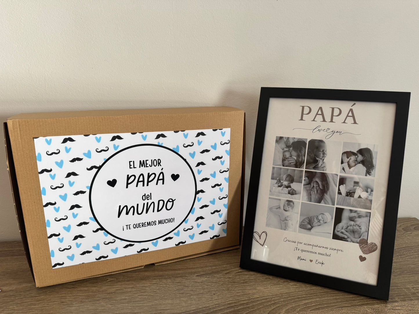 Lámina personalizada papá "Love you"