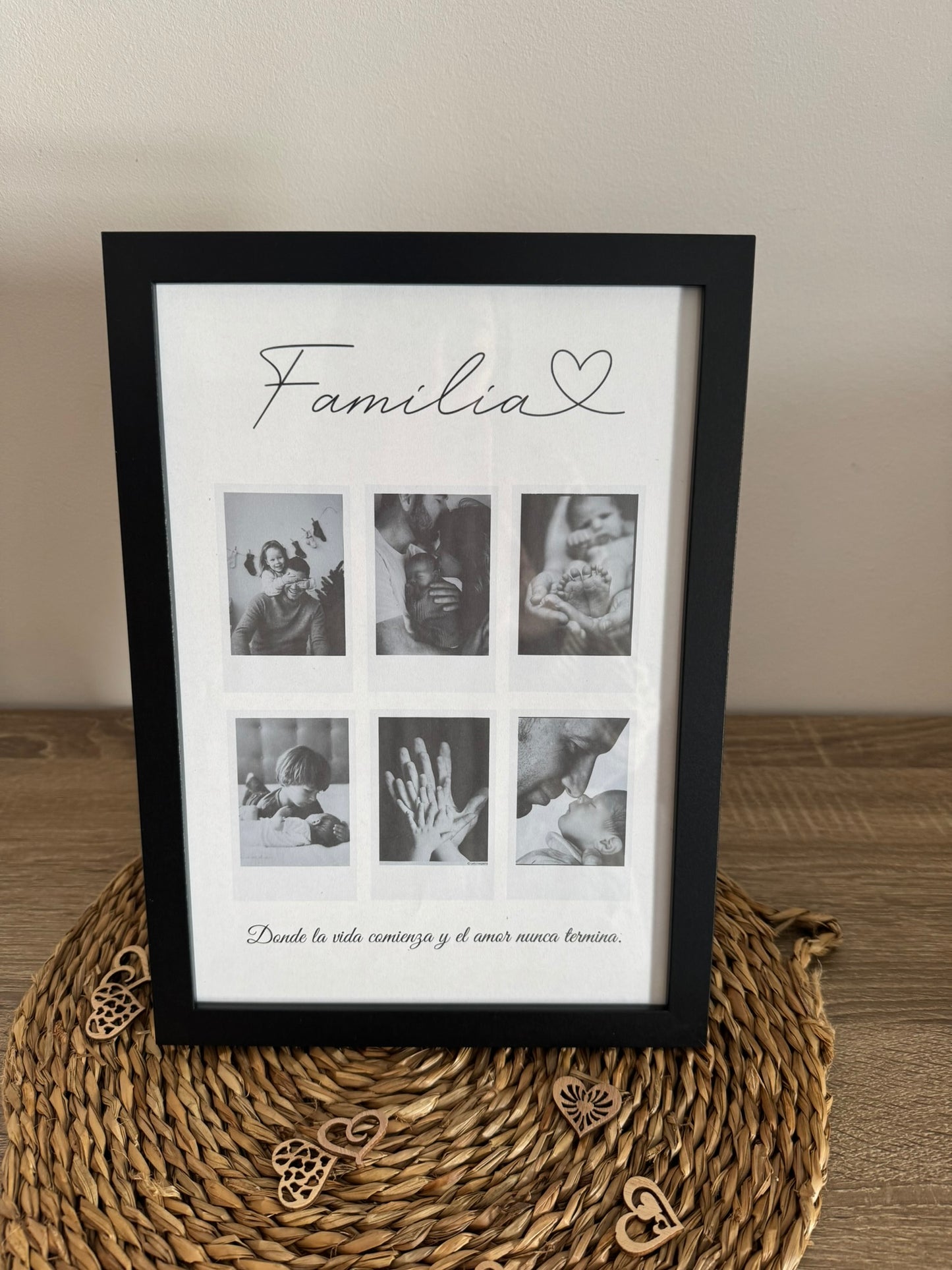 Pack día del padre Lámina personalizada "Familia" + Taza