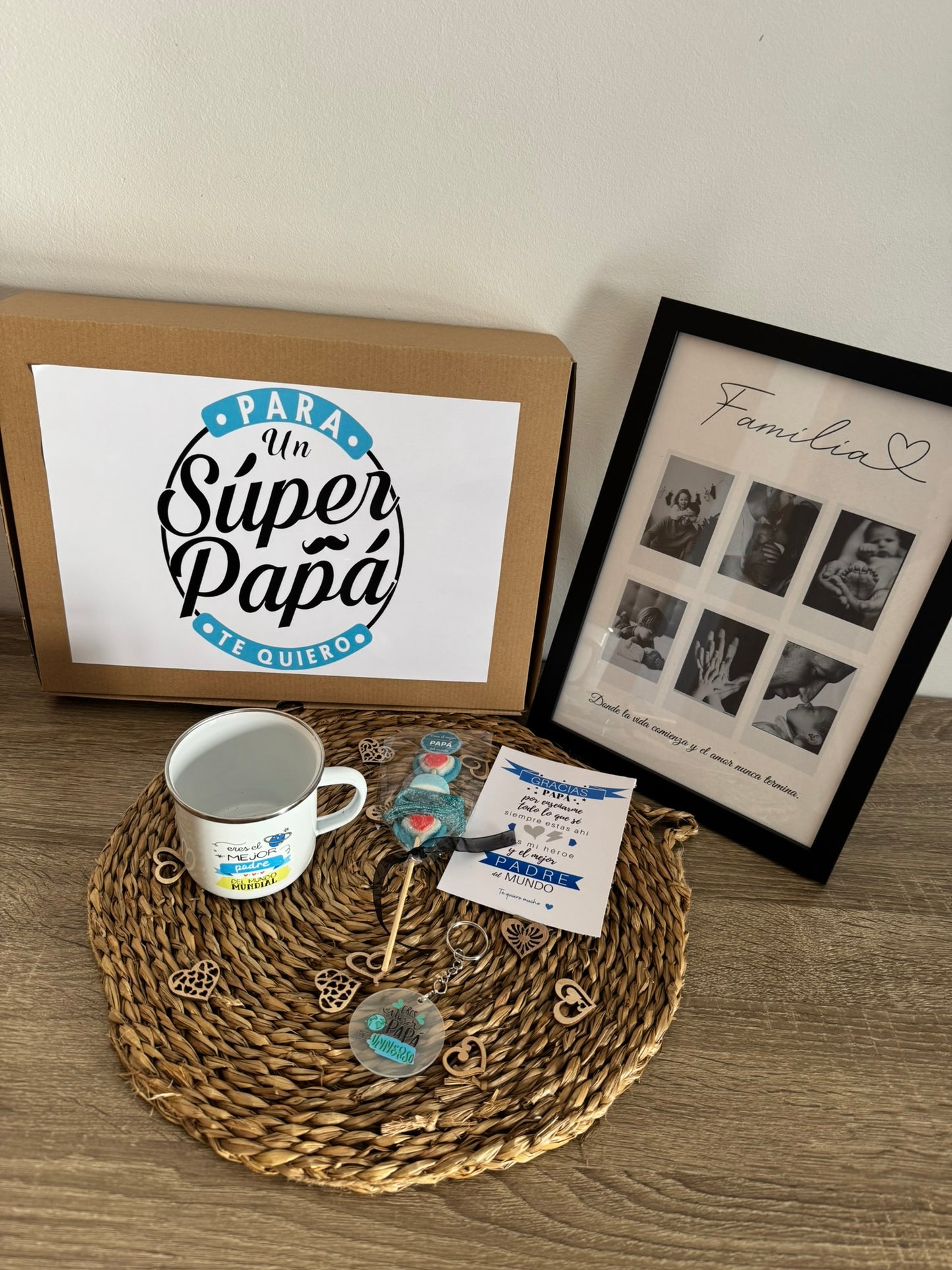 Pack día del padre Lámina personalizada "Familia" + Taza