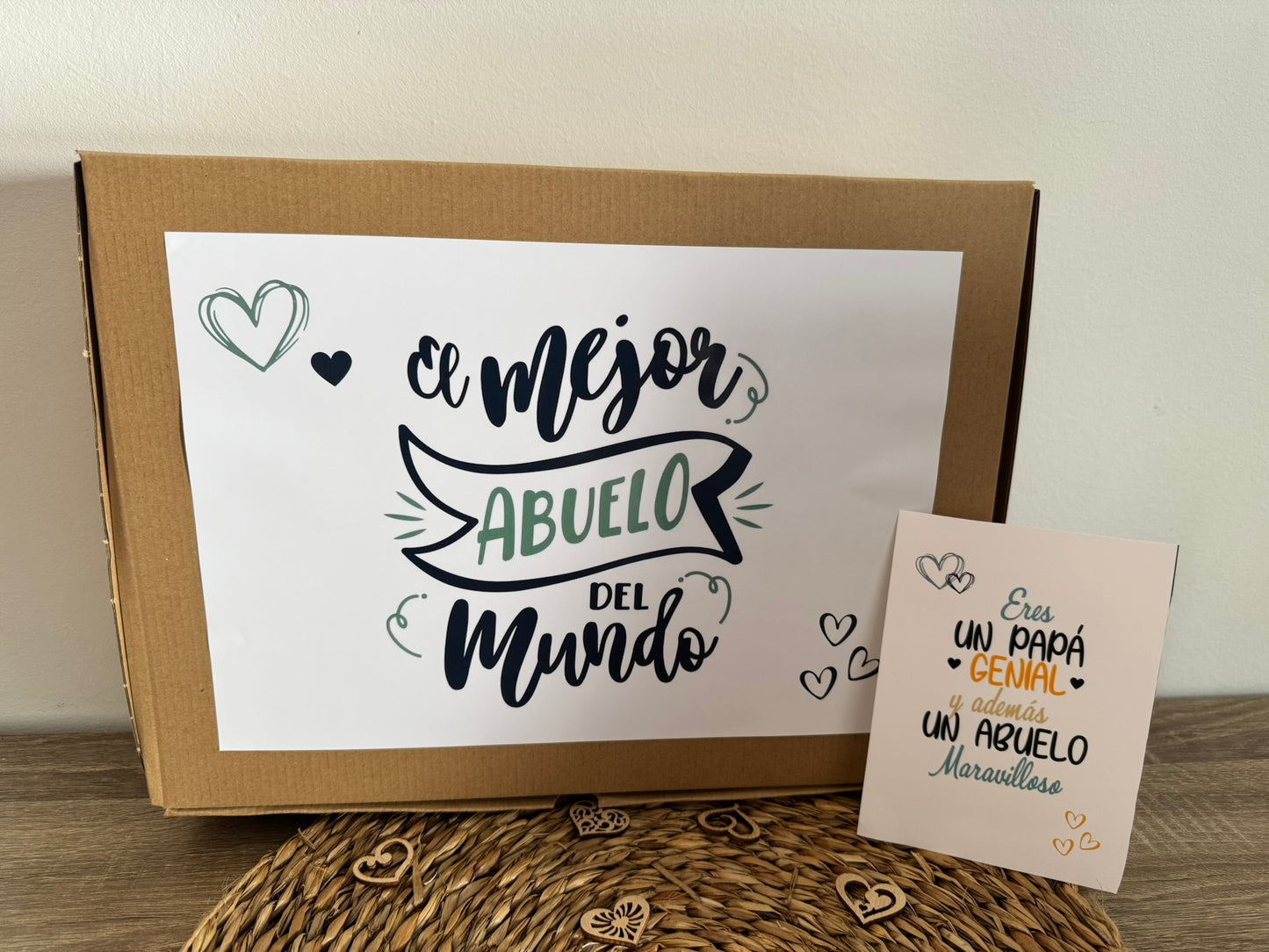 Pack día del padre Lámina personalizada "Abuelo" + Taza