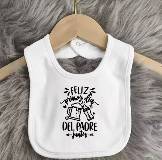 Babero Feliz pirmer día del padre
