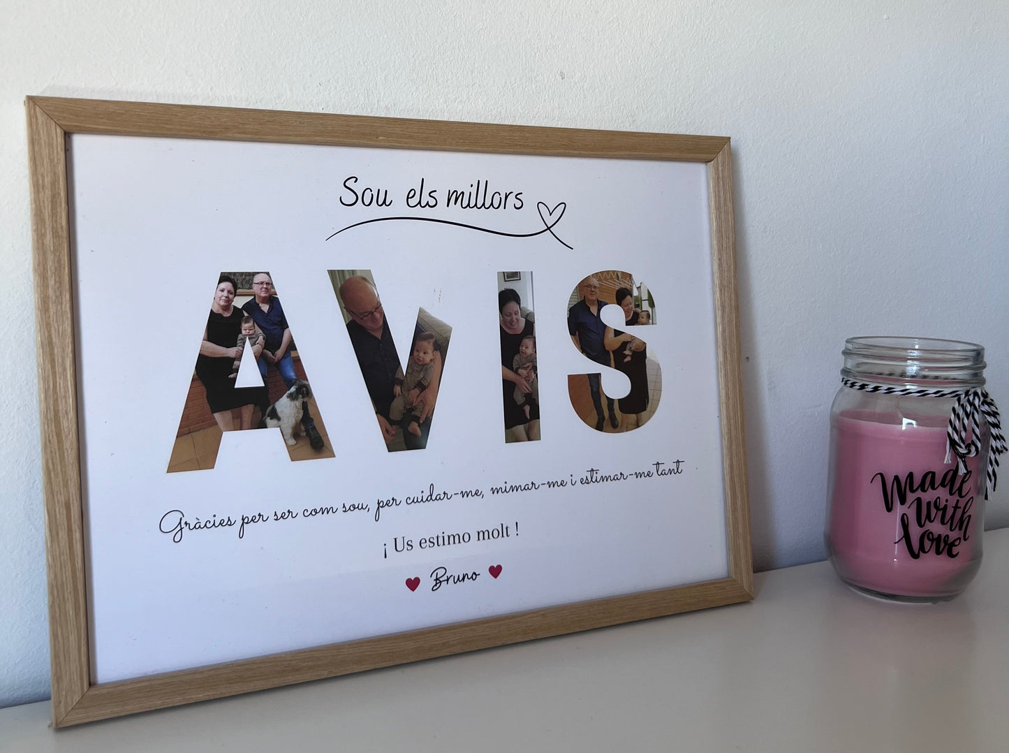 Lámina personalizada "Eres el mejor abuelo"