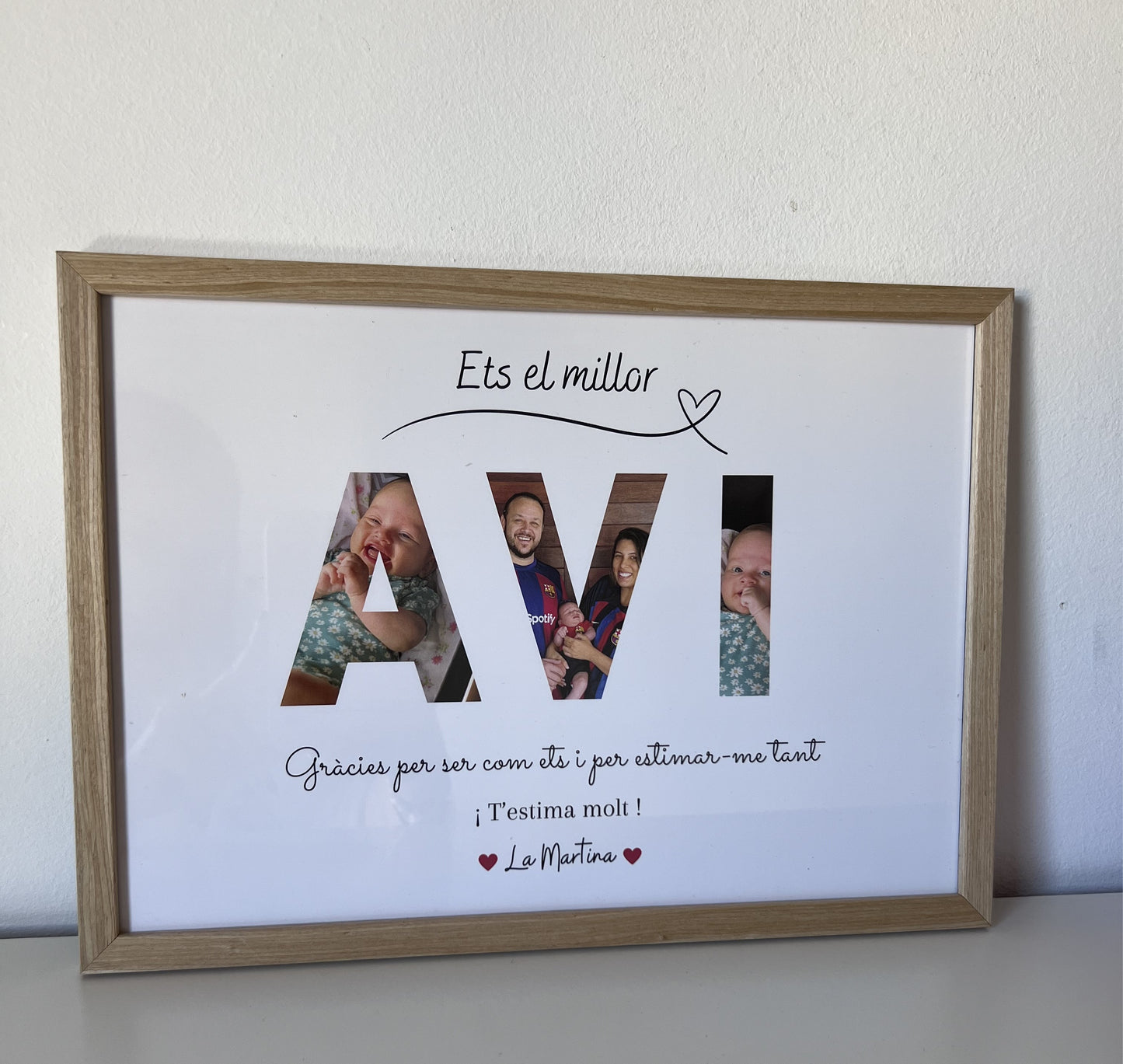 Lámina personalizada "Eres el mejor abuelo"