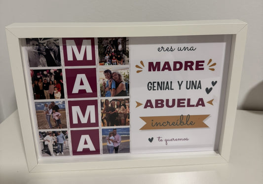 Lámina personalizada "Eres una madre genial y una abuela increíble"