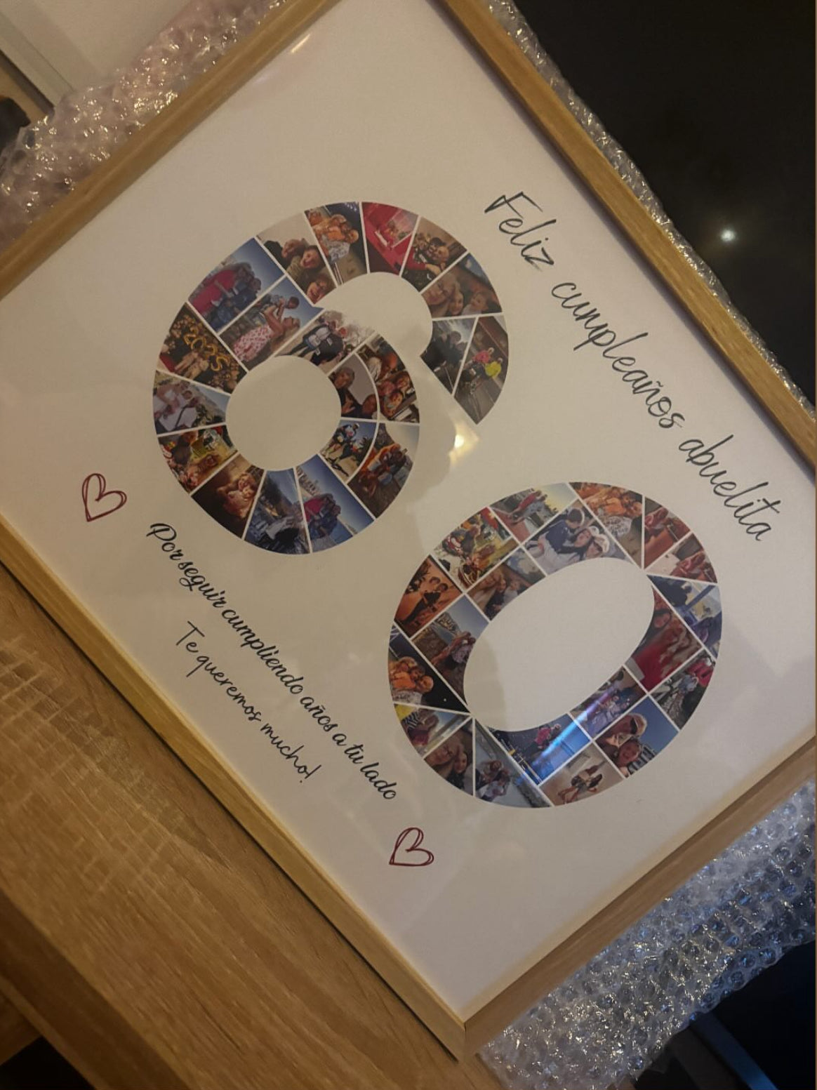 Lámina personalizada  "Número cumpleaños"