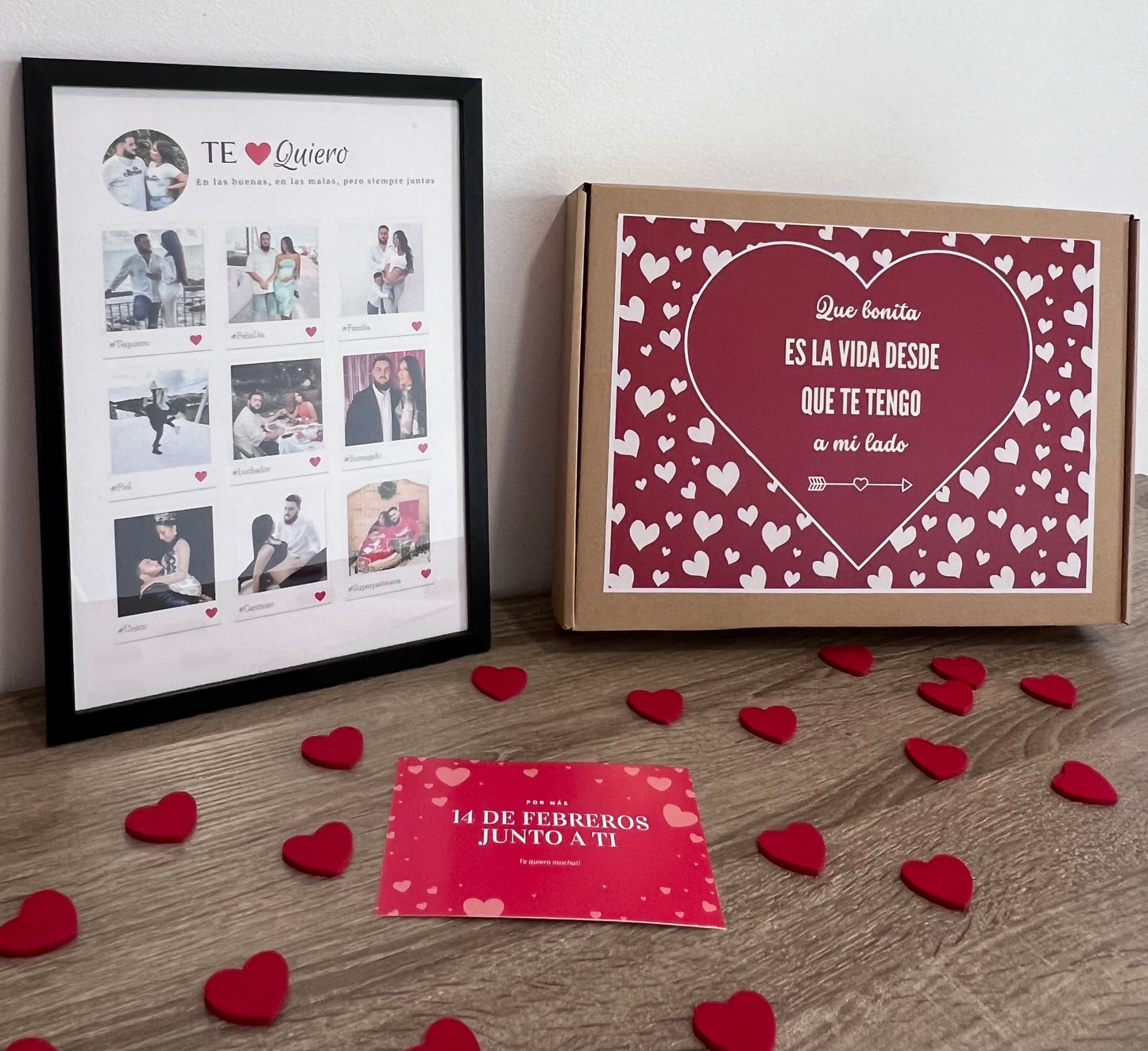 Lámina personalizada  pareja  "Te quiero"
