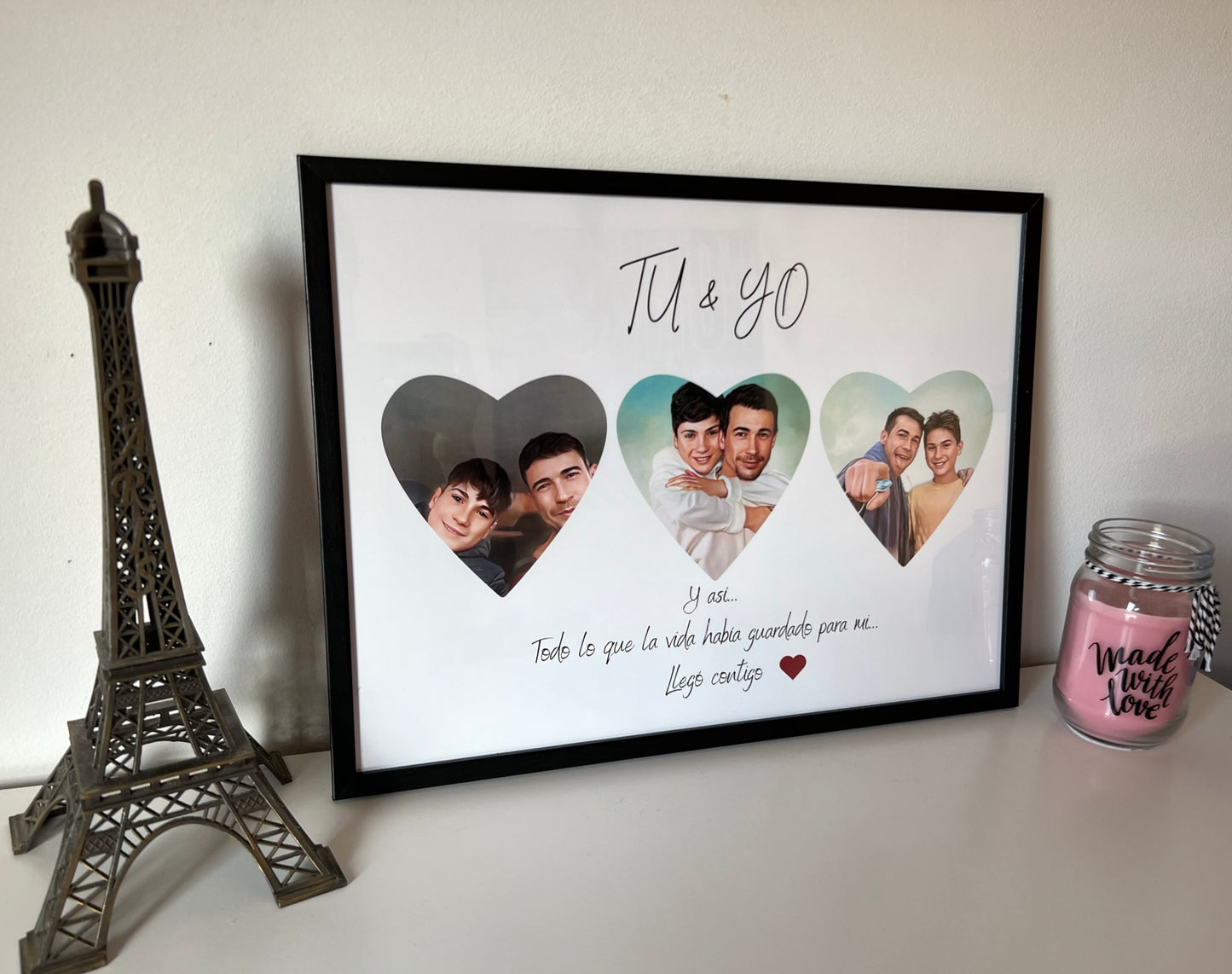 Lámina personalizada  "Tu y yo familia"