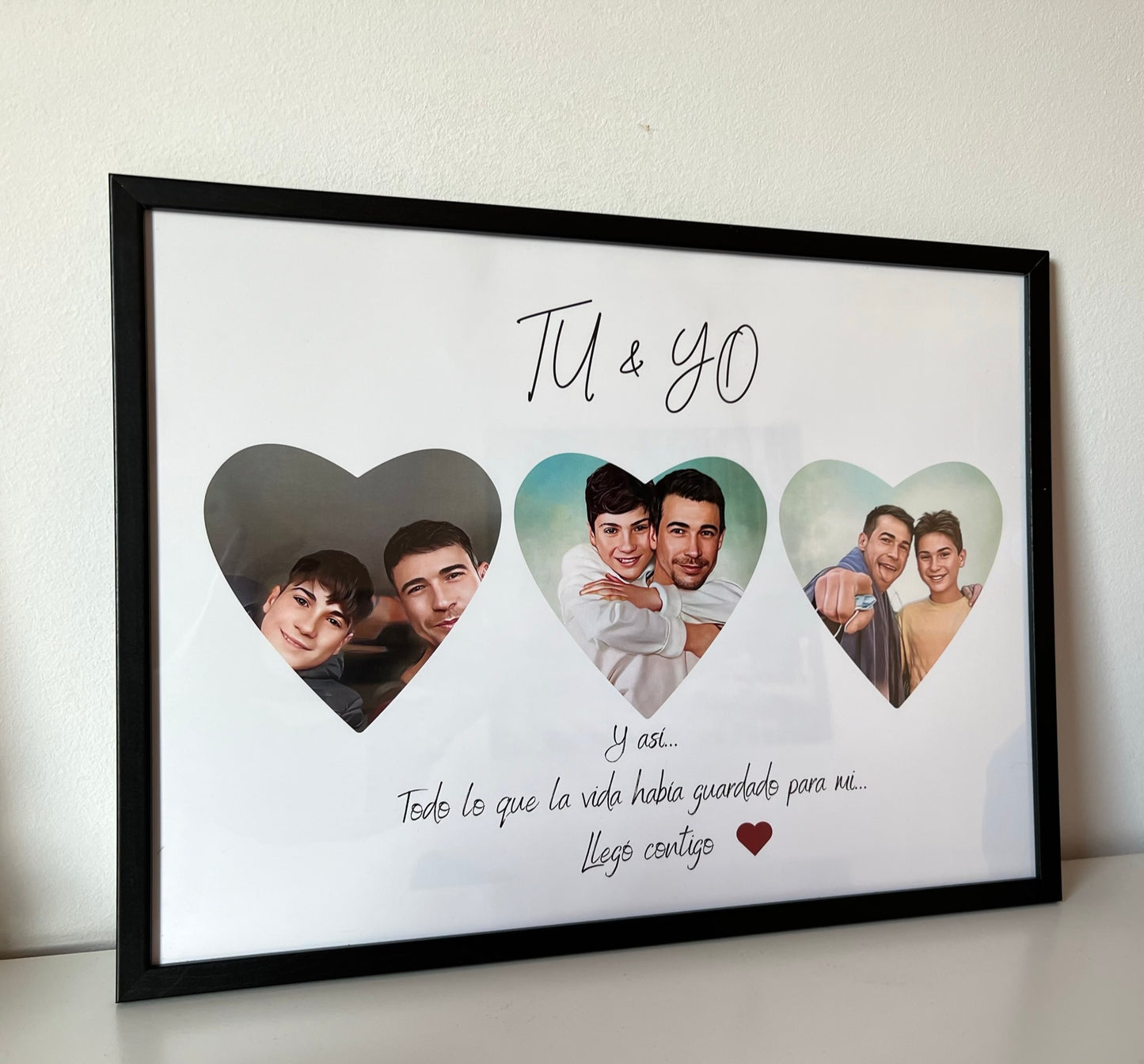 Lámina personalizada  "Tu y yo familia"