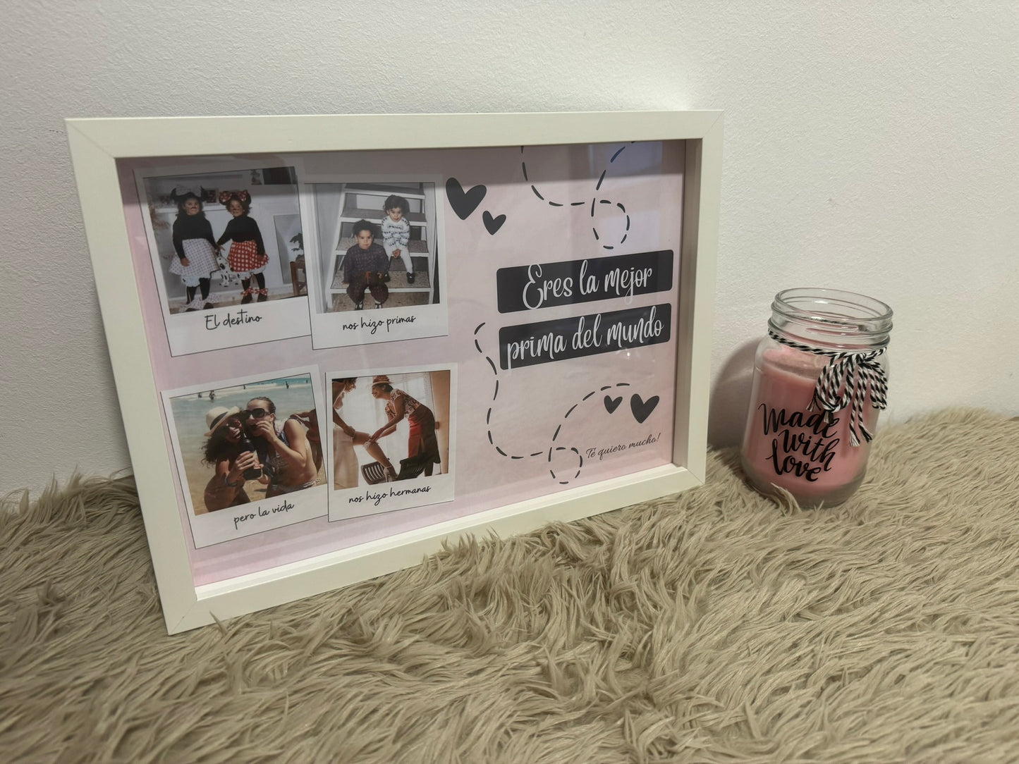 Lámina personalizada "Eres la mejor prima del mundo"