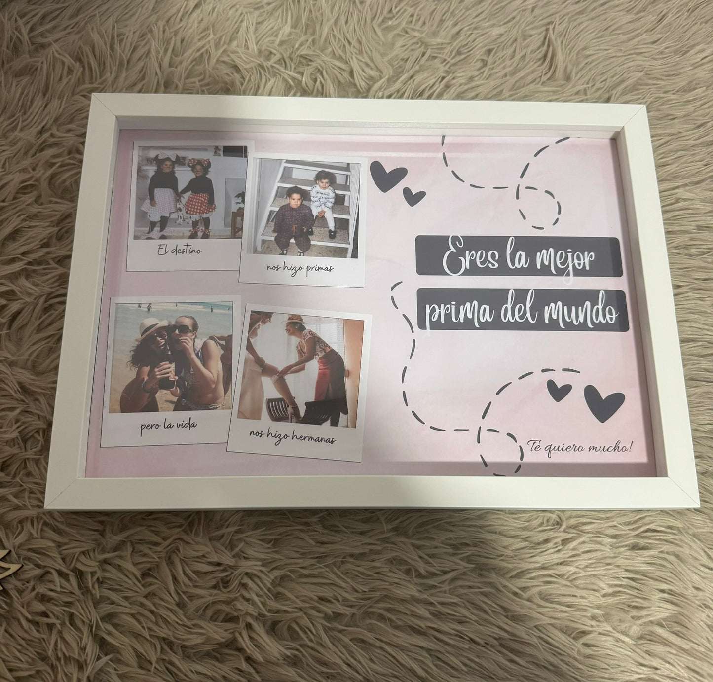 Lámina personalizada "Eres la mejor prima del mundo"