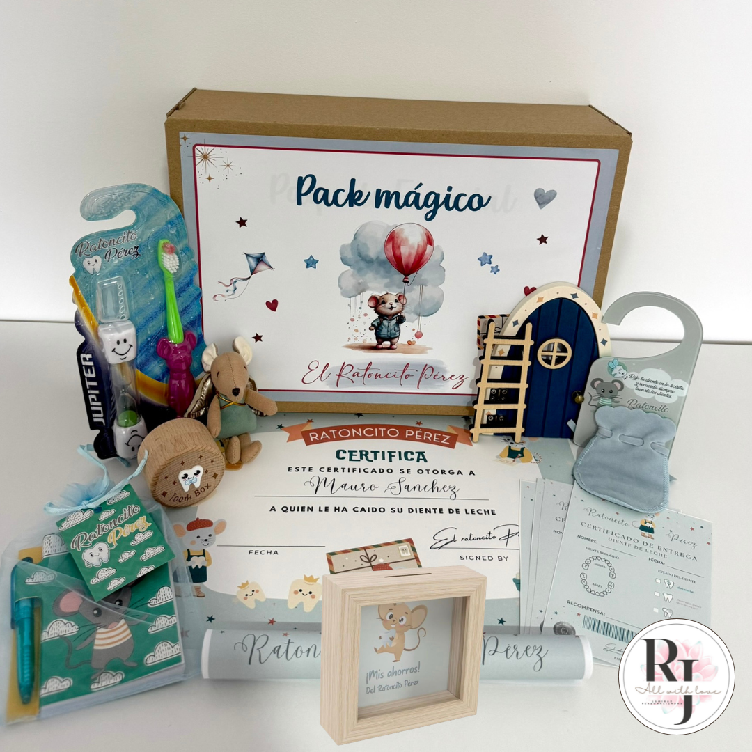 Pack Ratoncito Pérez Premium - Kit mágico con hucha