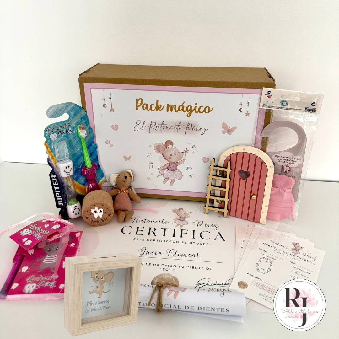 Pack Ratoncito Pérez Premium - Kit mágico con hucha