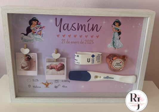 Guarda recuerdos nacimiento bebé recién nacido  Jasmín Aladdin
