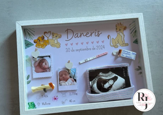 Guarda recuerdos nacimiento bebé recién nacido Nala rey león