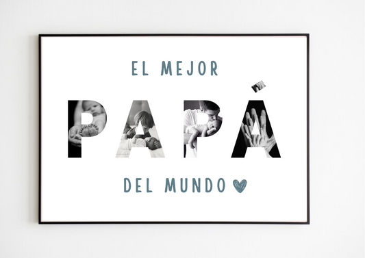 Lámina personalizada "El mejor papá del mundo"