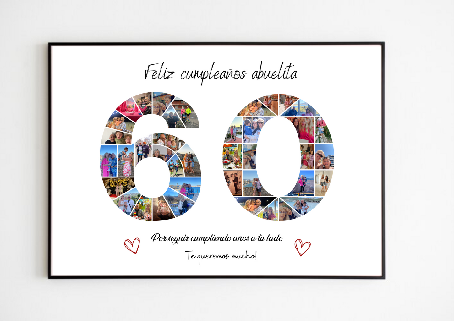Lámina personalizada  "Número cumpleaños"