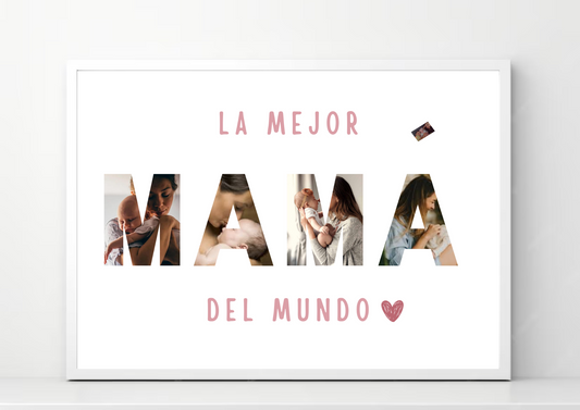 Lámina personalizada " La mejor mamá del mundo"