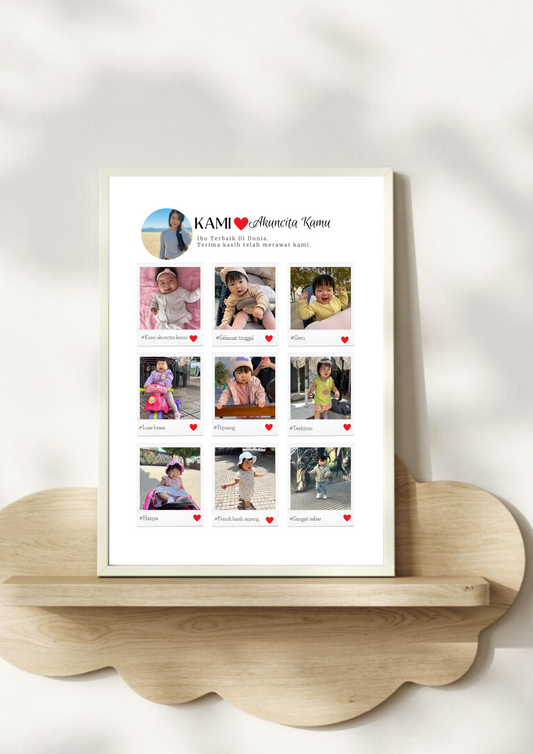 Lámina personalizada mamá "Te quiero"