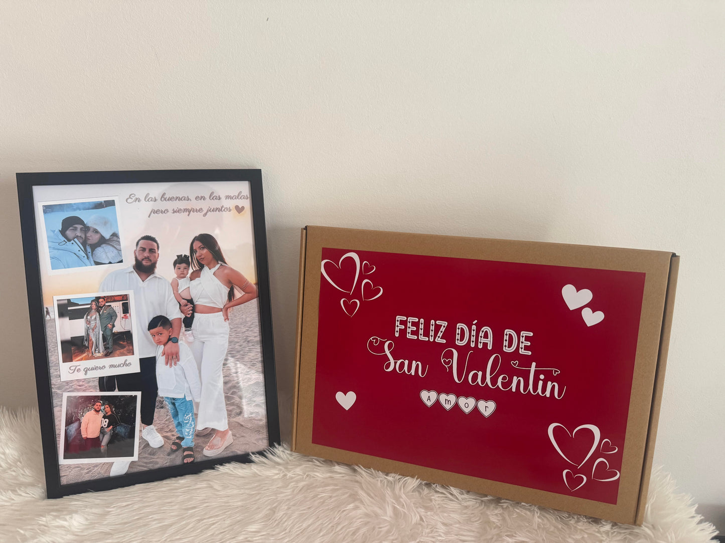 Lámina personalizada pareja fotos