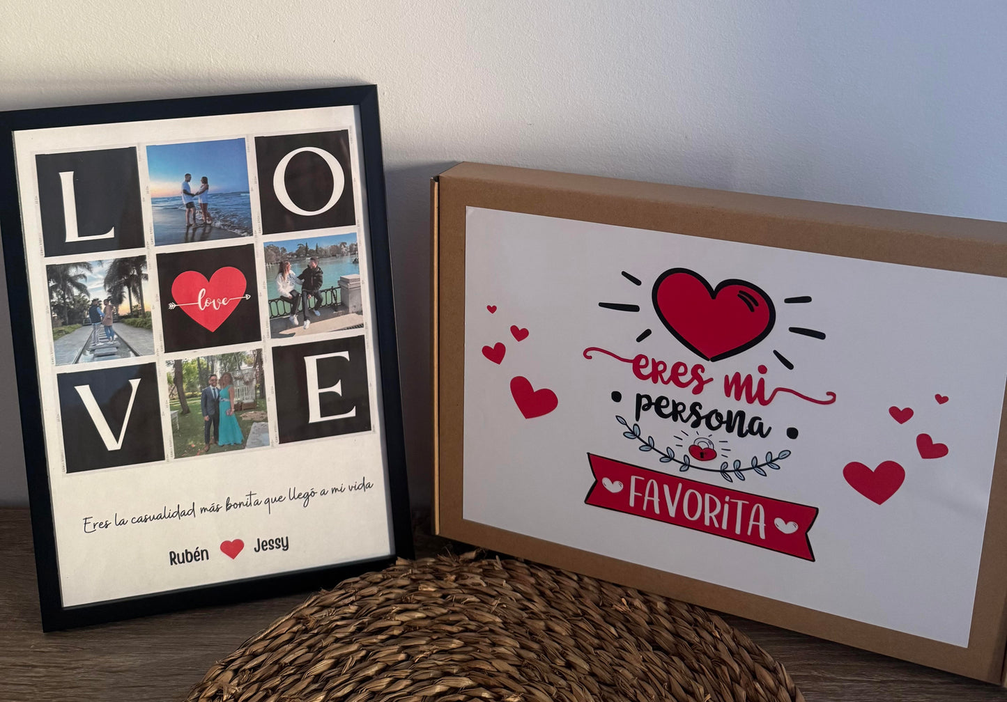 Lámina personalizada pareja "Love" fotos