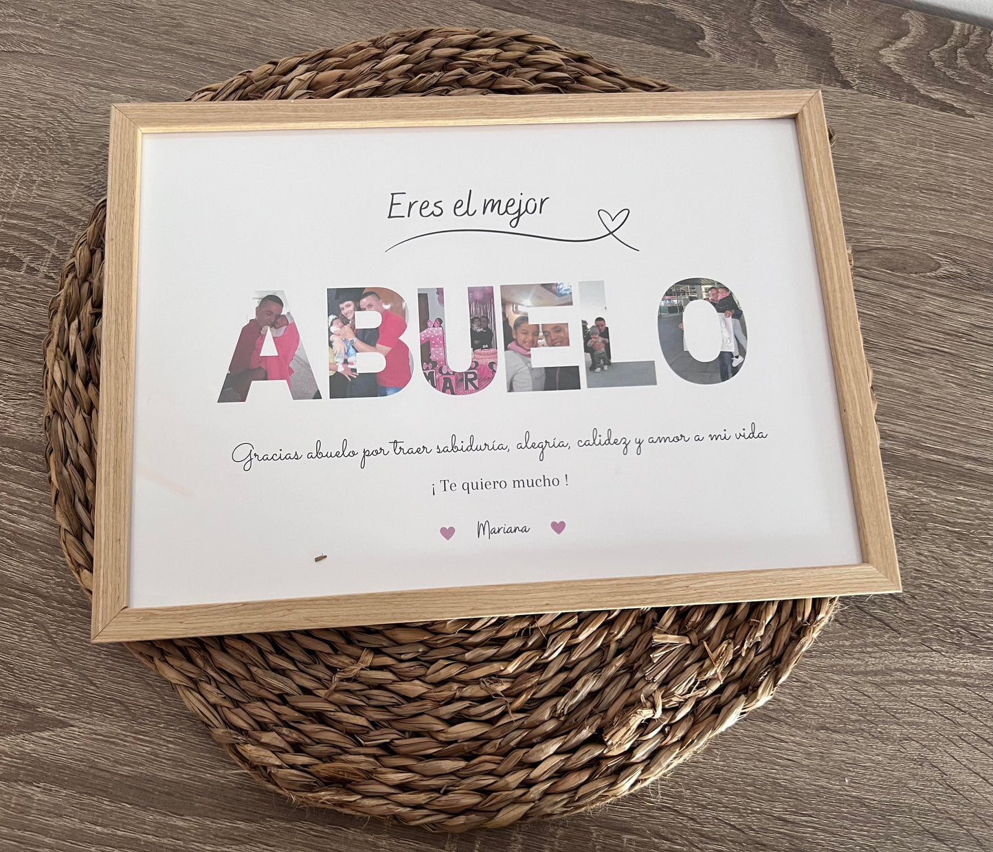 Lámina personalizada "Eres el mejor abuelo"